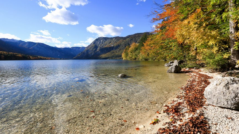 Bohinjsko Jezero, Slowenien, Bohinj, Nationalpark, Wandern