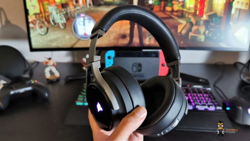 Corsair Virtuoso RGB Wireless Test Gaming Kopfhörer Headset Mobilegeeks