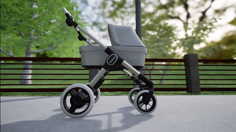 E-Kinderwagen, E-Stroller, Bosch, Kinderwagen