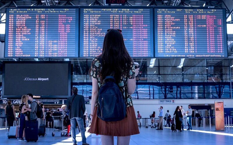 Flughafen, fliegen, reisen