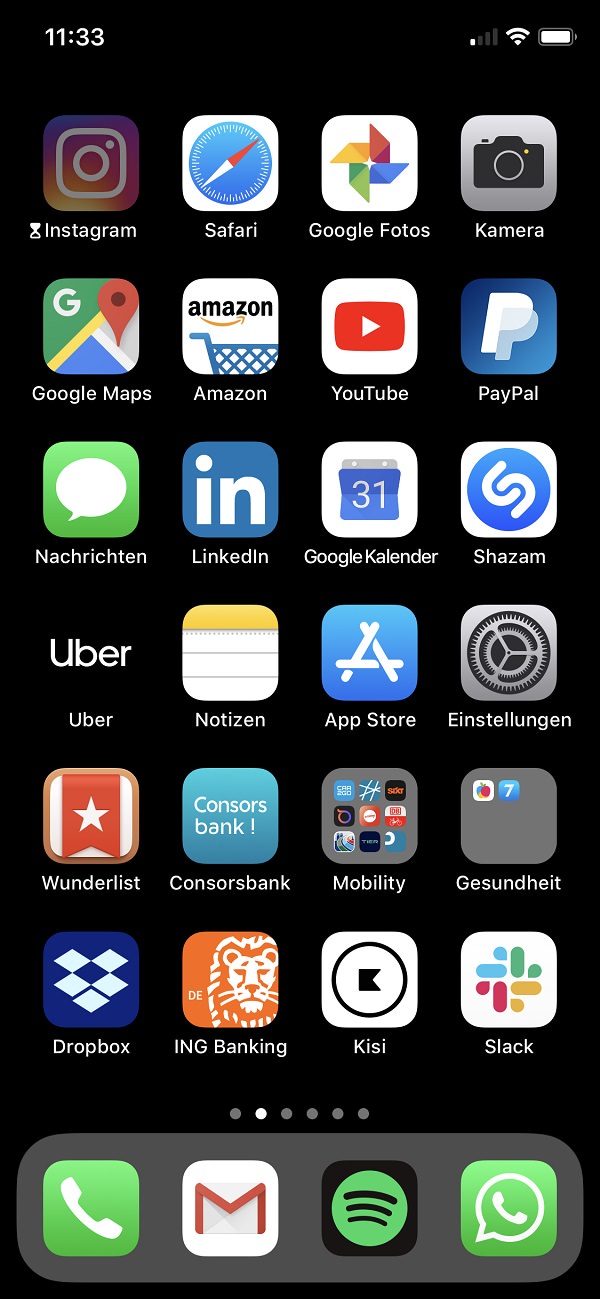 Orhan Köroglu, Abracar, Gebrauchtwagen, Gebrauchtwagenvermittler, Homescreen, iPhone, iPhone X, Apple