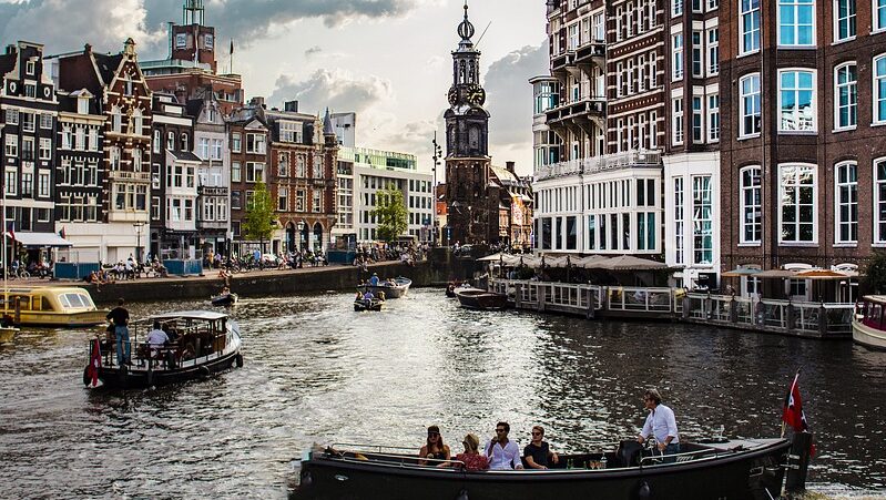Amsterdam, Niederlande, Kanal