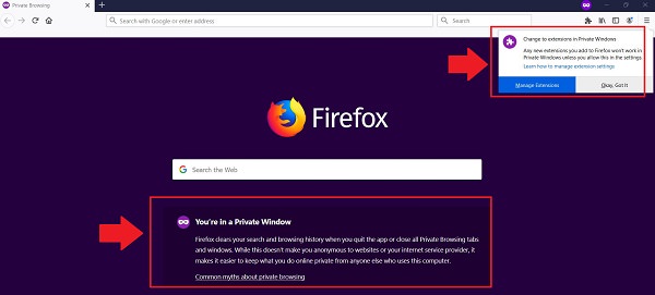 Firefox, Mozilla Firefox, Privater Modus Firefox aktivieren, Private Mode Firefox aktivieren
