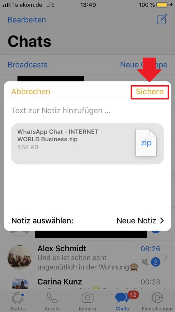 WhatsApp-Chat exportieren: So sicherst du deine Chats für den Notfall