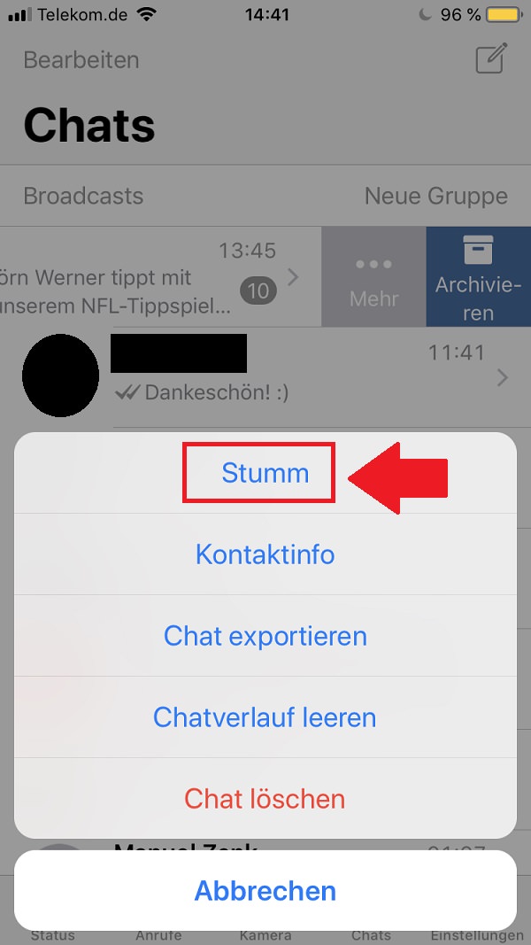 WhatsApp stumm, Whatsapp stumm, Whatsapp-Chat stummschalten, WhatsApp-Chat stummschalten, WhatsApp-Chats stummschalten, Whatsapp-Chats stummschalten