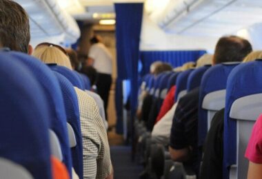 Passagiere, Flugzeug, Sitze