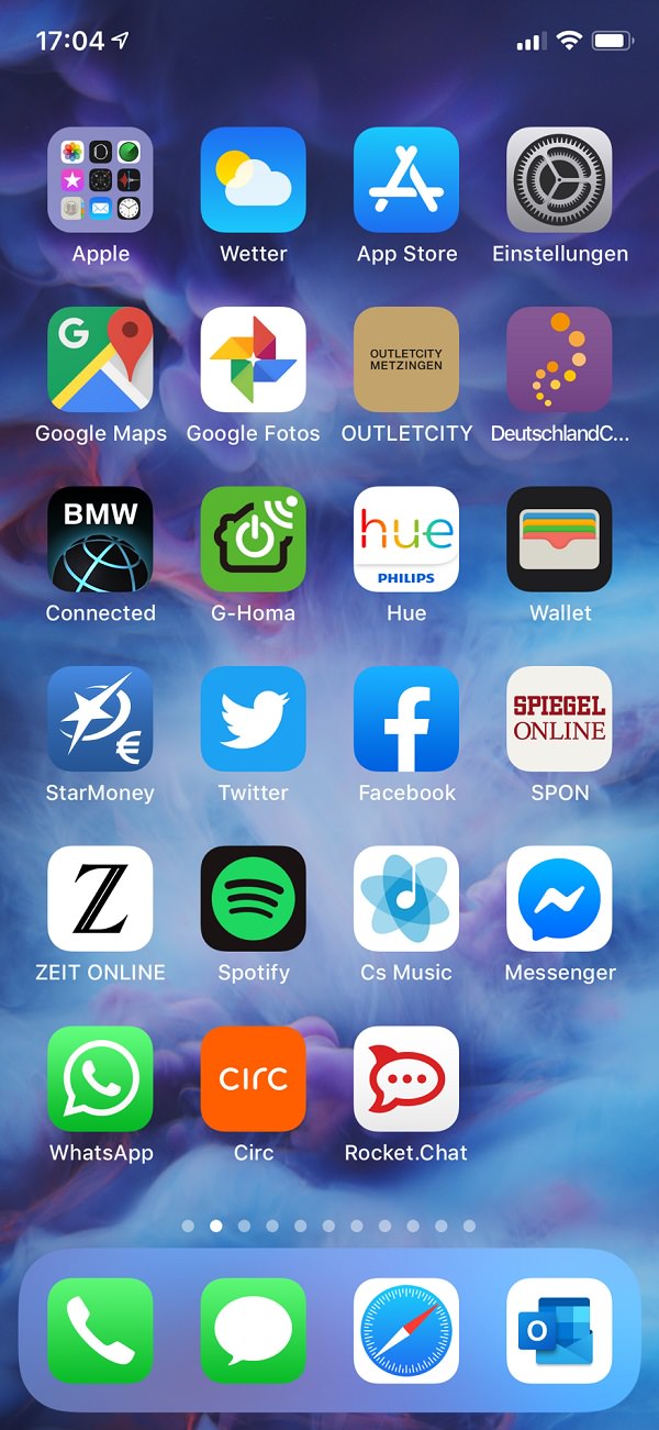 Homescreen, iPhone, Björn Portillo, hmmh AG, Hmmh