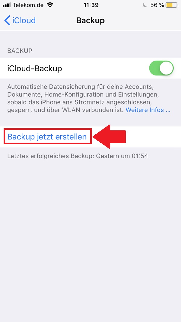 iPhone-Backup erstellen, iPhone Backup erstellen, Apple-Backup erstellen