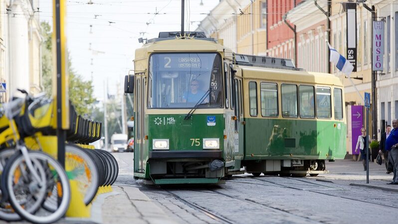 Helsinki, Finnland, ÖPNV, S-Bahn, Tram, Straßenbahn