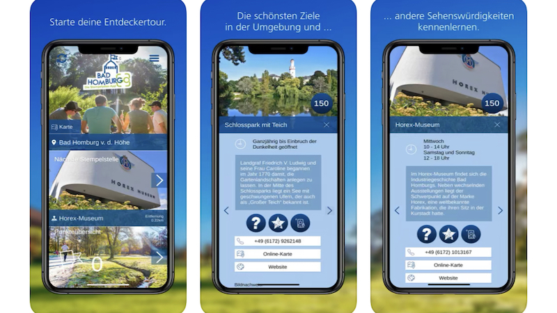 Stempelpass, Stempelpass-App, Tourismus, Bad Homburg, Digitalisierung