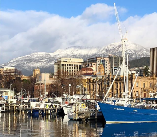 The Waterfront, Hobart, Australien, Tasmanien