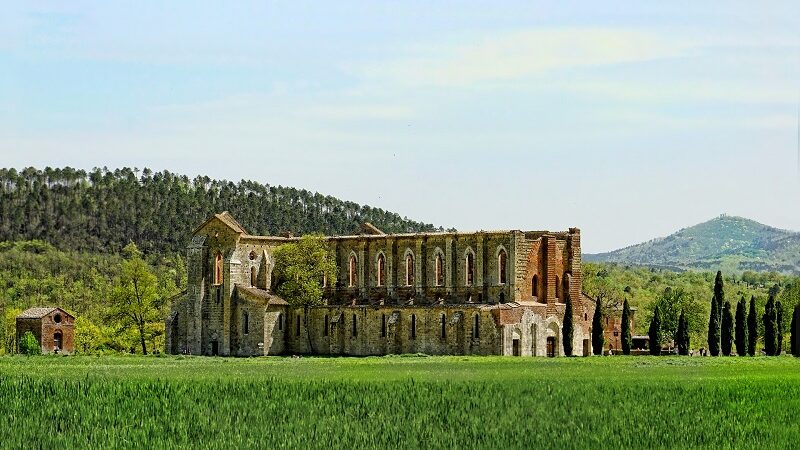 Toskana, Italien, Ruine