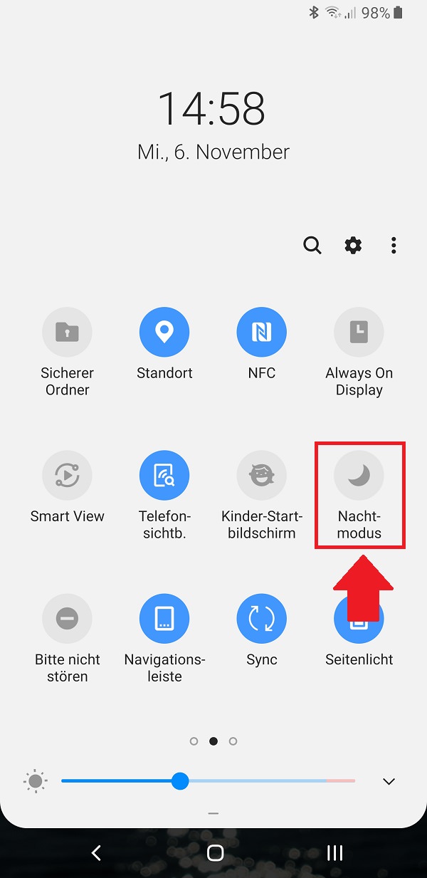 Android Dark Mode aktivieren, Android Dunkelmodus aktivieren, Android Nachtmodus aktivieren