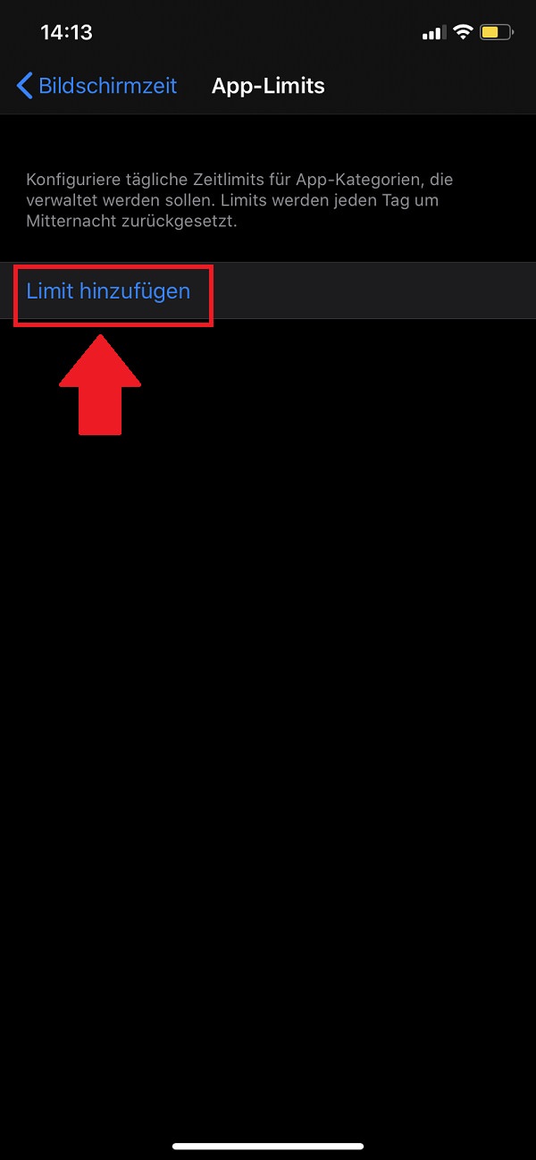 iPhone, Apple, App-Limit festlegen, App-Limits festlegen