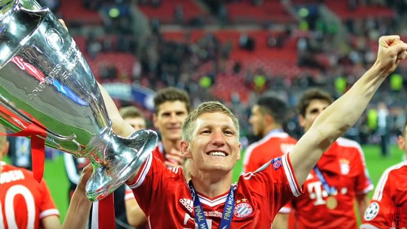 Bastian Schweinsteiger, FC Bayern München, Champions League, Triple-Sieger, beliebteste Instagrammer