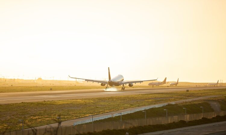 Los Angeles, Flugzeug, Startbahn, Flughafen