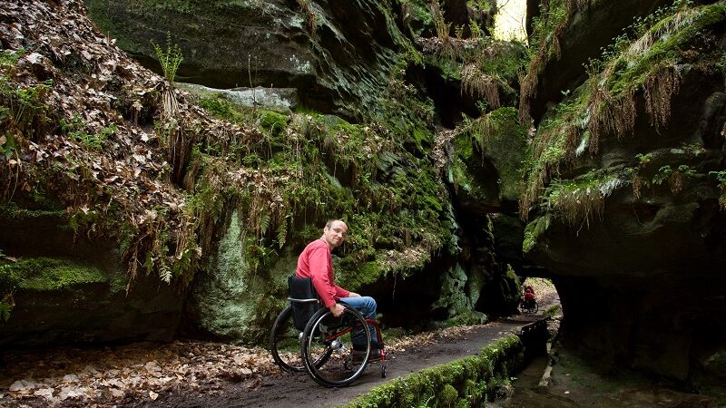 Rollitour Uttewalder Grund, Sächsische Schweiz, barrierefrei reisen