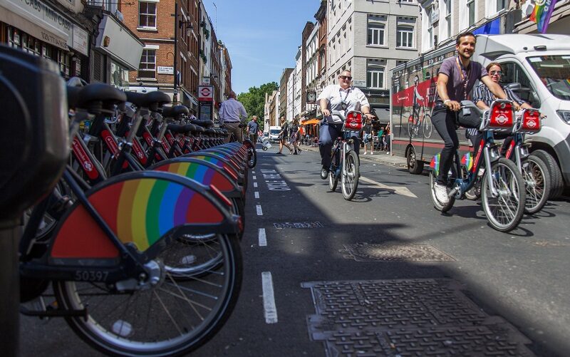 Santander Cycles, Bikesharing London, Pride