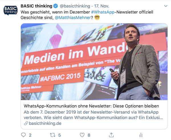 Twitter, Twitter Replies, Twitter Replies ausblenden