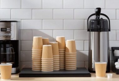 Amazon Dash Smart Shelf, Kaffee, Kaffeebecher, Kaffeemaschine