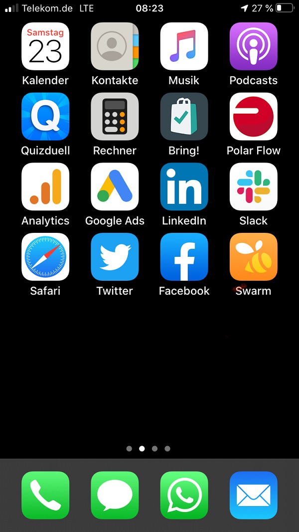 iPhone, Apple, Apps, Homescreen, Eduard Andrae, Trusted Blogs, Trusted-blogs.com