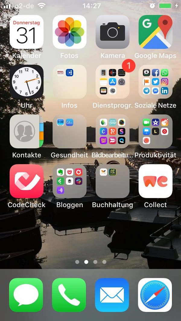 Daniela Sprung, Homescreen, Apple, iPhone, Apps