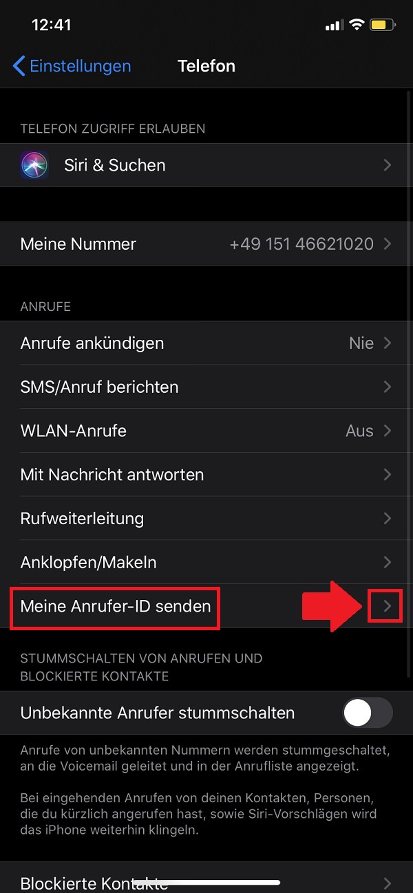 iPhone-Nummer unterdrücken, iPhone-Rufnummer unterdrücken, iPhone Telefonnummer unterdrücken, iPhone 11