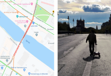 Google Maps, Simon Weckert, Kunst, Berlin, Stau