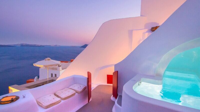 Griechenland, Santorin, Meer
