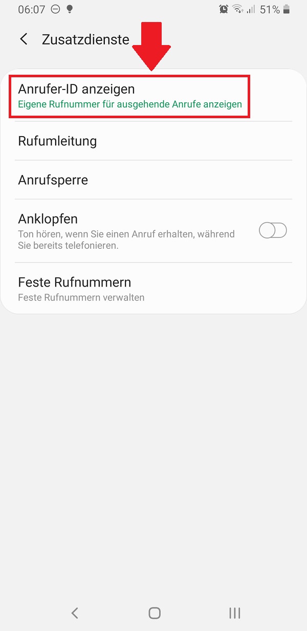 Android-Rufnummer unterdrücke, Android-Nummer unterdrücken, Samsung Galaxy S9 Plus