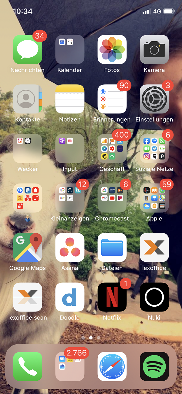 Homescreen, Apple, iPhone, Constantin Kaindl, Wirdenkenlokal GmbH, Wir denken lokal GmbH