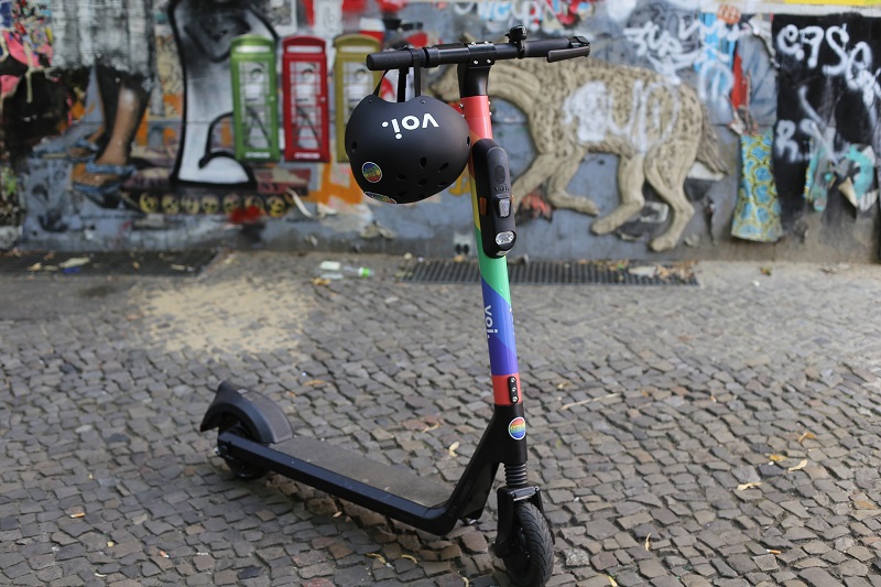 Voi E-Scooter, Berlin, Graffiti