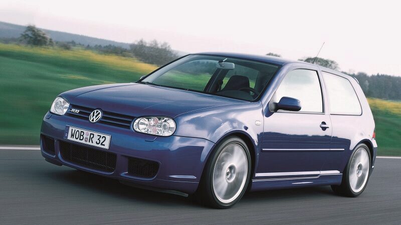 Golf R32 Volkswagen, VW, Auto, PKW, Wagen, Straße, Autofahren