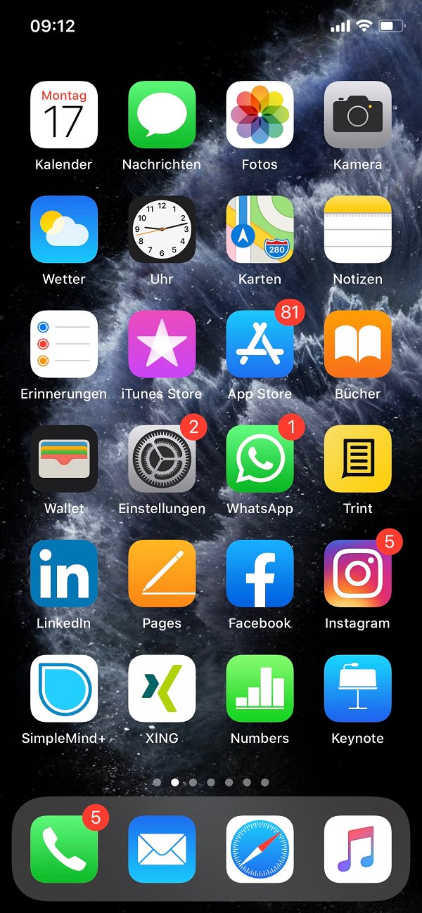 Nadine Dlouhy, Brandlite GmbH, Homescreen, iPhone, Apple, Apps, iOS