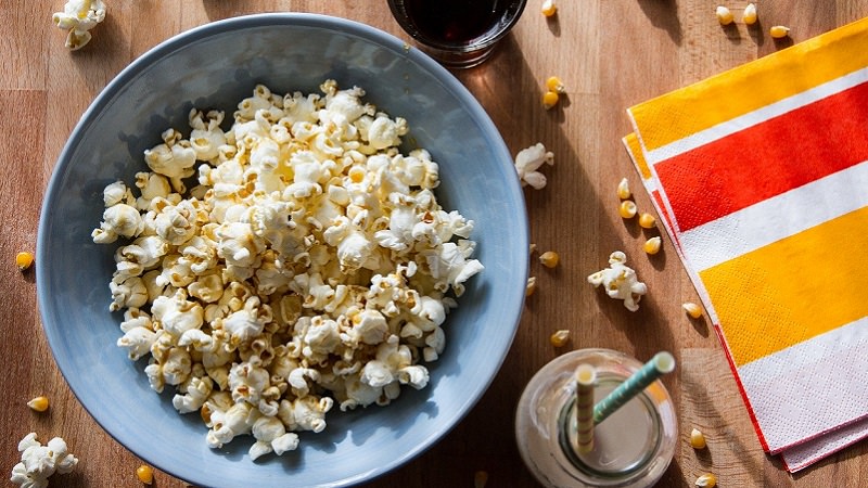 Popcorn, Heimkino, Filmabend, Filme leihen