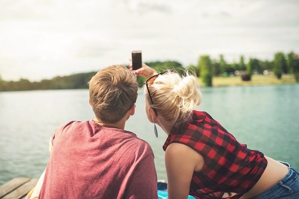 Selfie, Paar, Pärchen, Foto