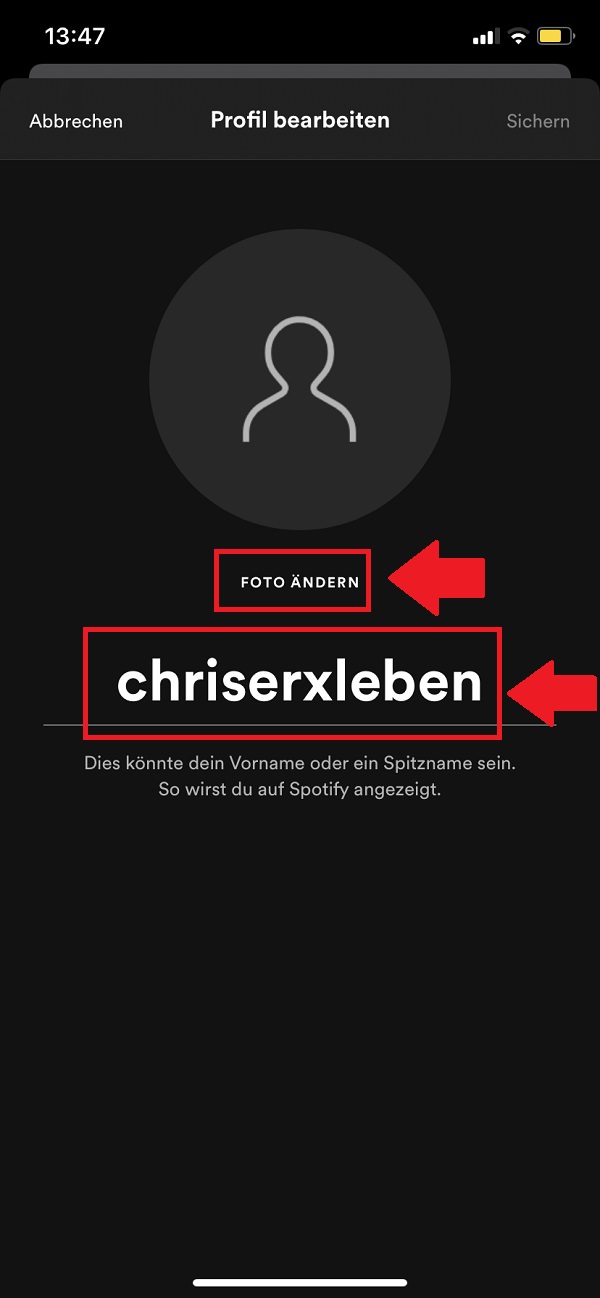 Spotify-Name ändern, Spotify Name ändern, Spotify Benutzername ändern