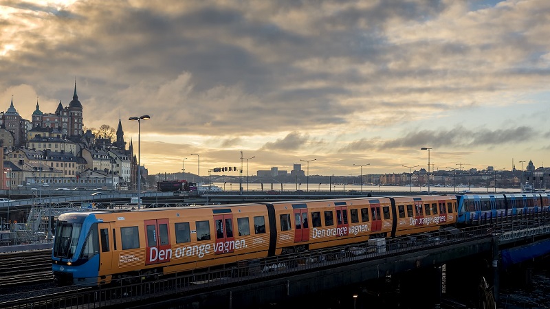 Zug, Stockholm, Bahn, ÖPNV, Schweden, Zug