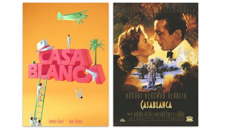 Casablanca, Filmklassiker, Filmplakate