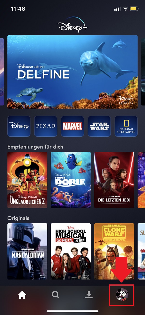 Disney Plus, Disney Plus Streaming, Disney-Plus-Streaming Datenvebrauch, Disney-Plus-Streaming Datenvolumen schonen