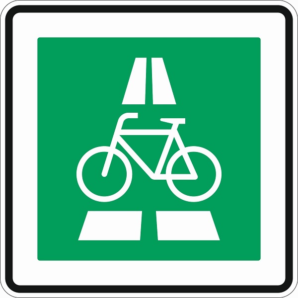 Radschnellweg, Schild, Verkehrsschild, Straßenschild