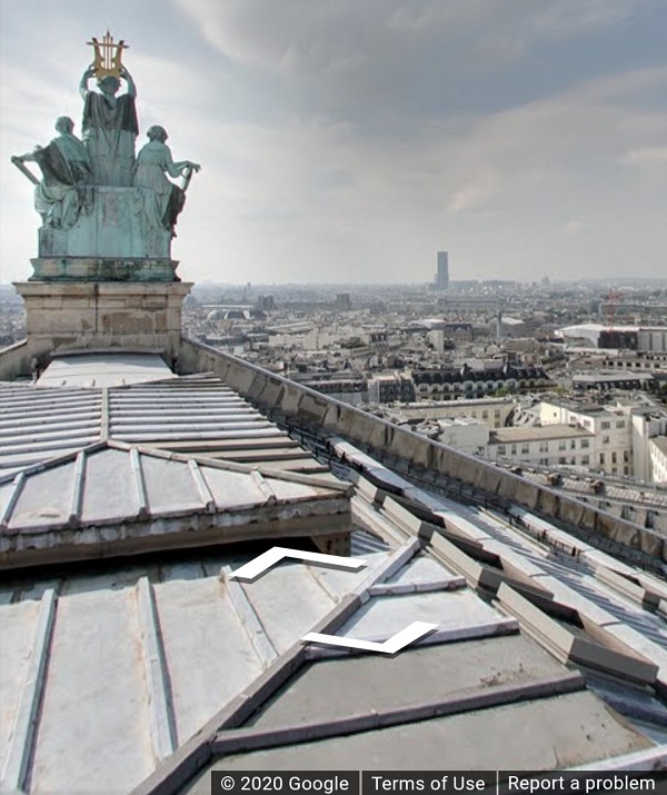 Google Arts and Culture, Paris, Pariser Oper, Dach