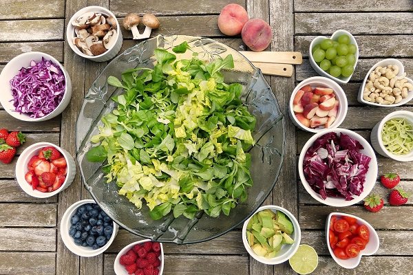 Salat, Obstsalat, Zutaten, Gemüse, Bowl, Salatschüssel
