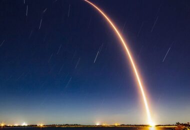 Starlink Satelliten, SpaceX, Raumfahrt, Weltraum, Internet