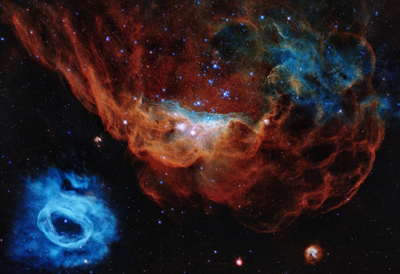 Sternennebel NGC 2020, Weltall, Weltraum