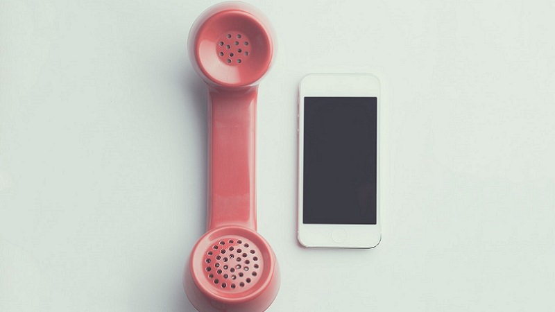 Schnurtelefon, Telefon, iPhone, Smartphone, Corona-Kommunikation