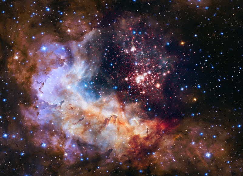Westerlund 2 Sternennebel, Milchstraße