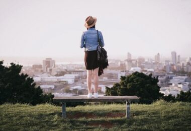 Auckland, Neuseeland, Mount Eden Frau, Aussicht, Panorama