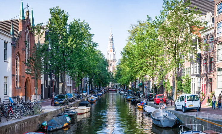 Amsterdam, Boote, Wasserstraße, Kanal