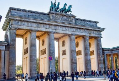 Brandenburger Tor, Berlin, Bundeshauptstadt, Quarantäne-Station